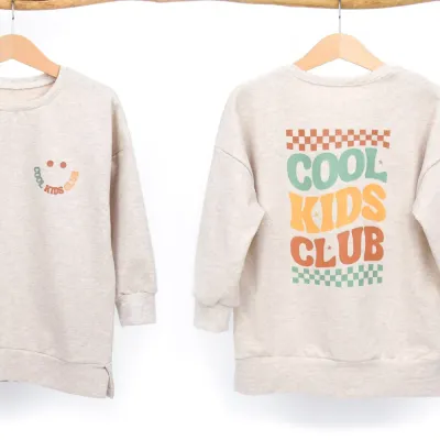 Oversized Pullover COOL KIDS CLUB Kinder creme