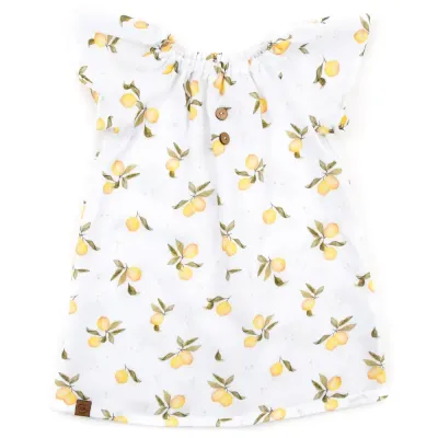 Sommerkleid | Musselin | Zitrone