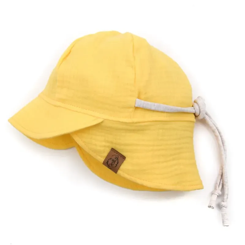 Sonnenhut | Musselin | pastellgelb