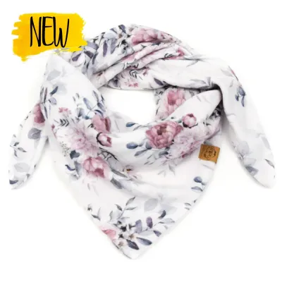 Dreieckstuch Kinder | Musselin | Frühlingsrosen