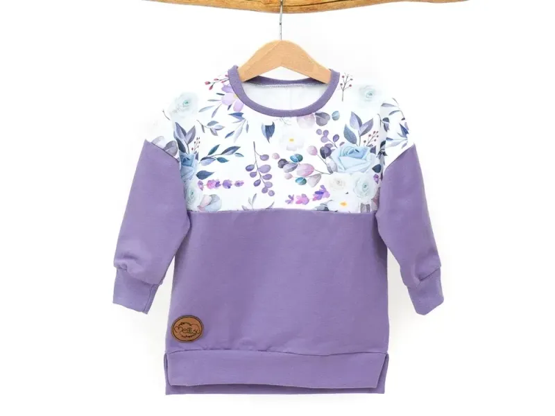 Oversized Pullover | Eisblume flieder