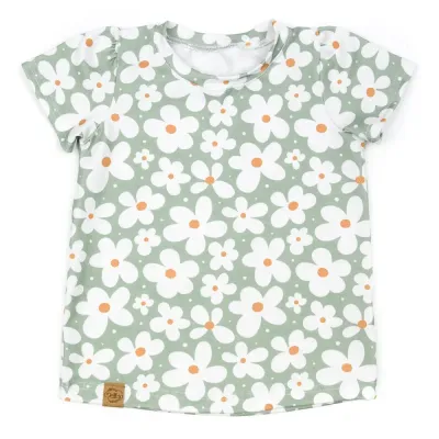 T-Shirt mit Rüschen | Daisy mint