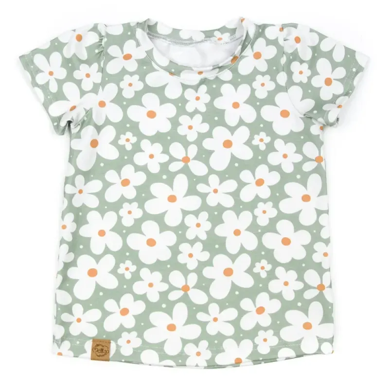 T-Shirt mit Rüschen | Daisy mint