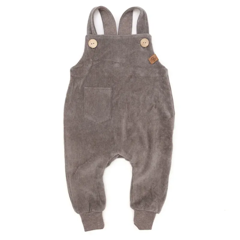 Latzhose | CORD | braun