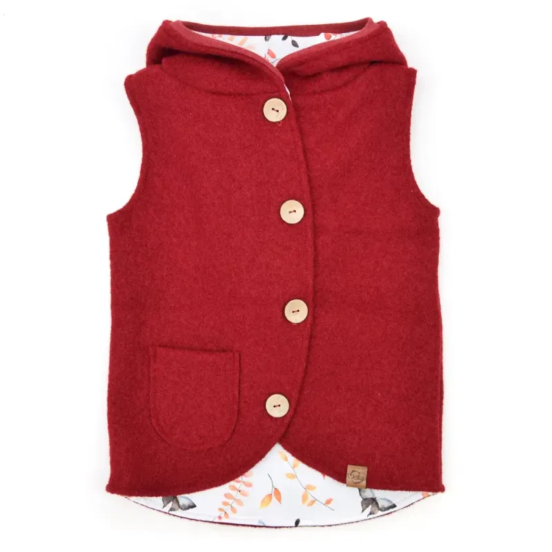 Walkweste | dunkelrot