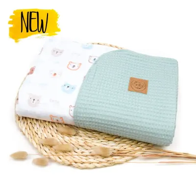 Babydecke | cute bear | mint | individualisierbar