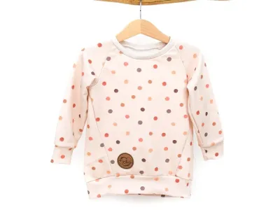 Oversized Pullover | Aquarell Punkte