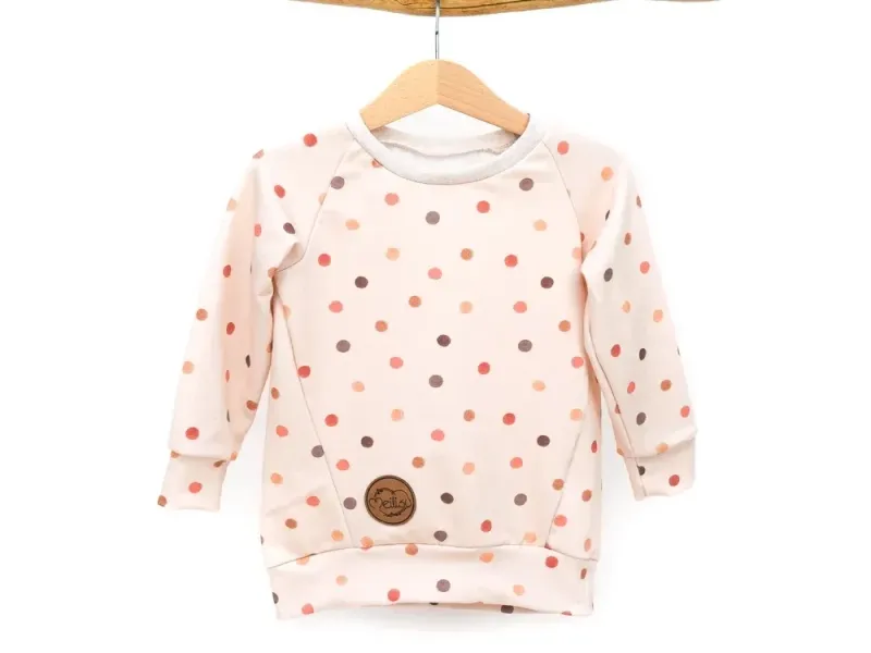 Oversized Pullover | Aquarell Punkte