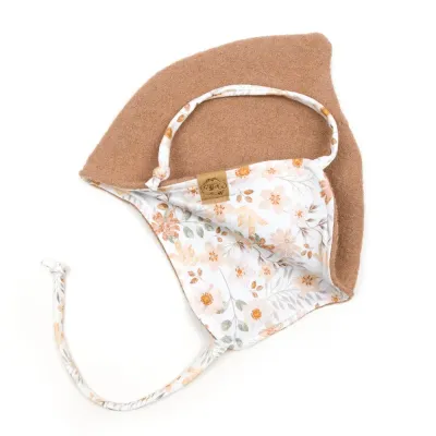 Walkmütze mit Zipfel | nude | Gr. 45-47 cm