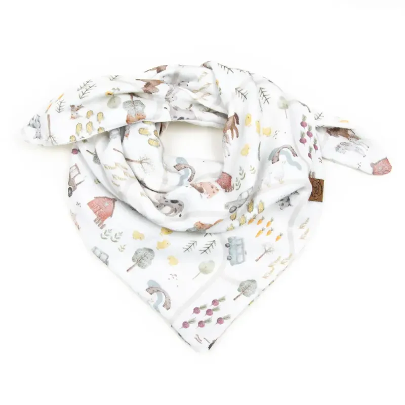 Dreieckstuch Kinder | Musselin | Kleine Farm