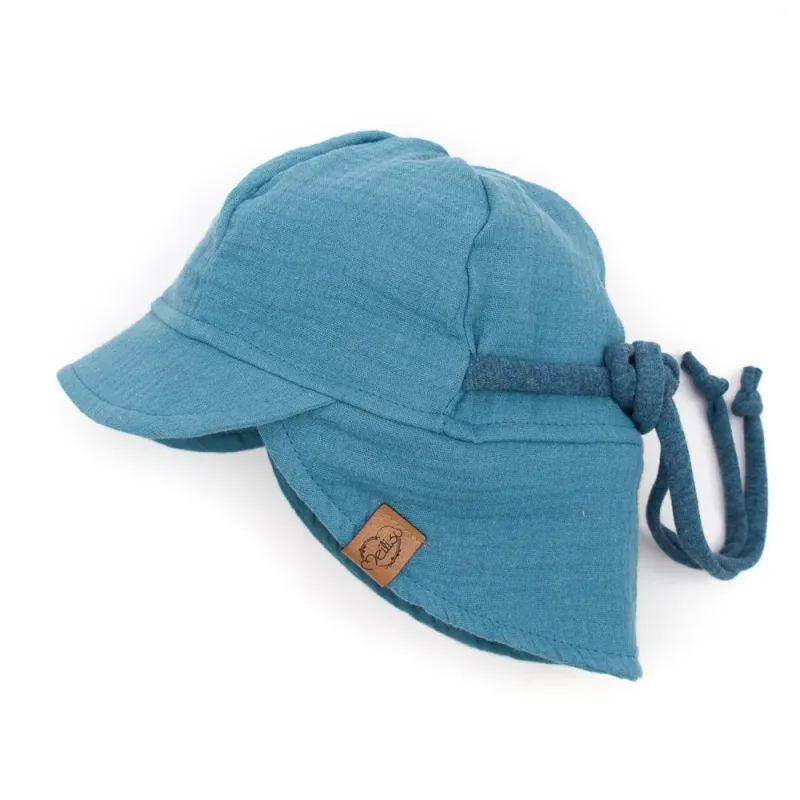 Sonnenhut | Musselin | rauchblau