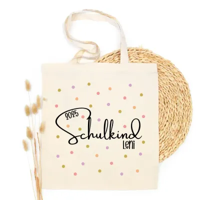 Beutel | Kitakind - Schulkind | Punkte lila