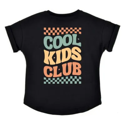 Oversized T-Shirt | COOL KIDS CLUB | schwarz - orange