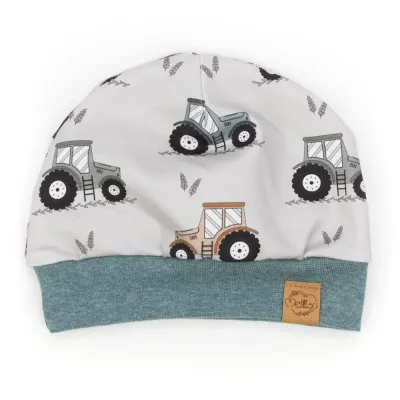 Bündchenmütze | Traktorfahrt | Gr. 48-50 cm