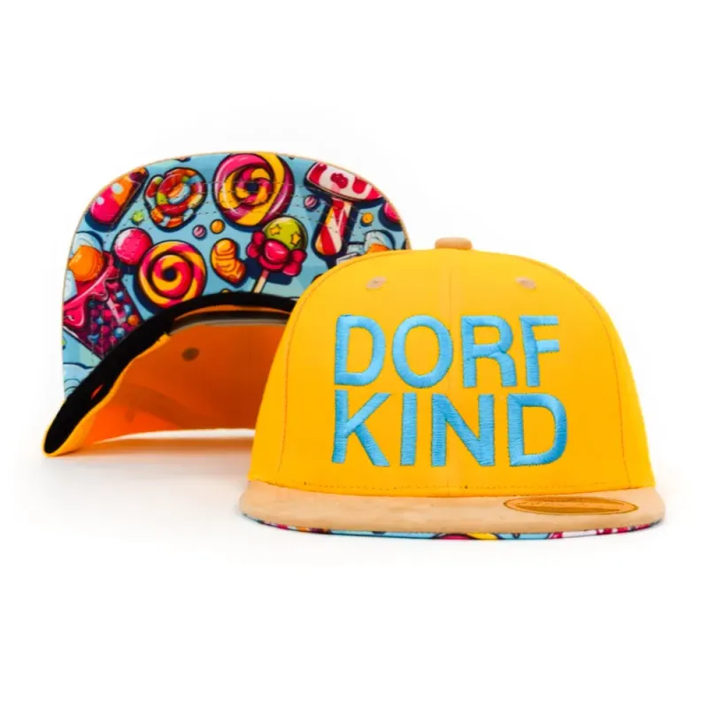 Snapback Cap | gelb | Dorfkind | KU 48-54 cm