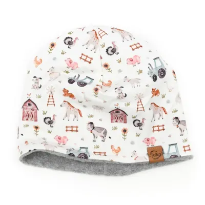 Wendemütze | kleiner Bauernhof | Gr. 48-50 cm