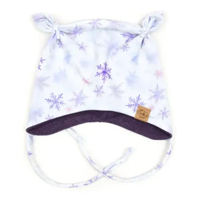 Ohrenmütze | Schneeflocke | Gr. 45-47 cm