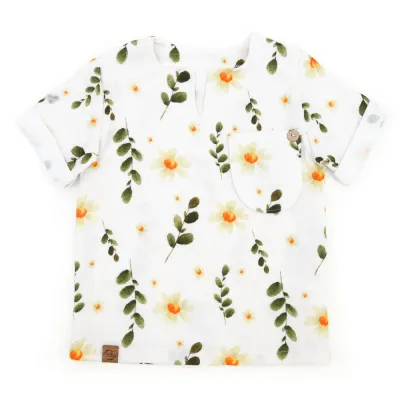 T-Shirt | Musselin | Margerite