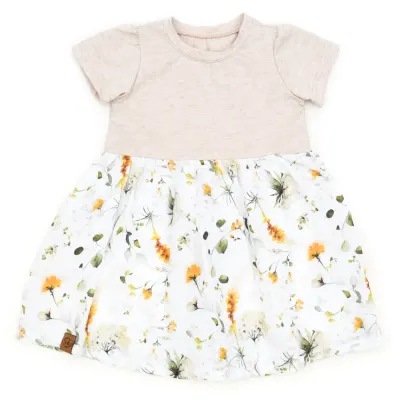 Kleid | lang- & kurzarm | Musselin | Wildblumen