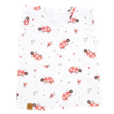 T-Shirt mit Rüschen | Marienkäfer | Gr. 86/92