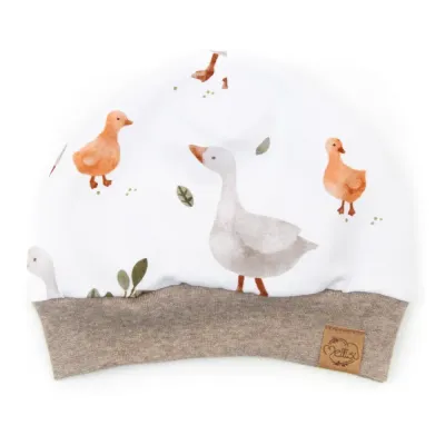 Bündchenmütze | Familie Gans | Gr. 45-47 cm