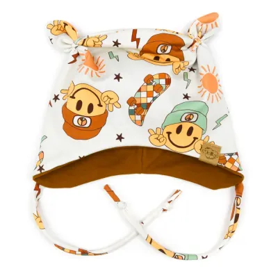 Ohrenmütze | cool Smiley | Gr. 45-47 cm