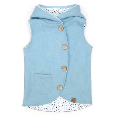 Walkweste | babyblau | Größe 86/92