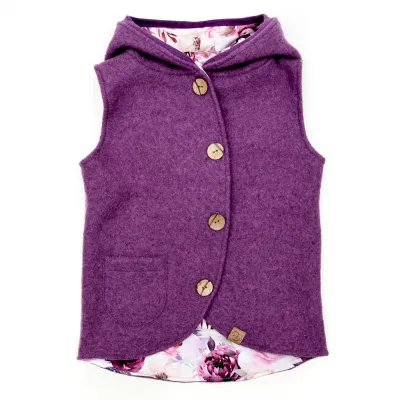 Walkweste | beere meliert