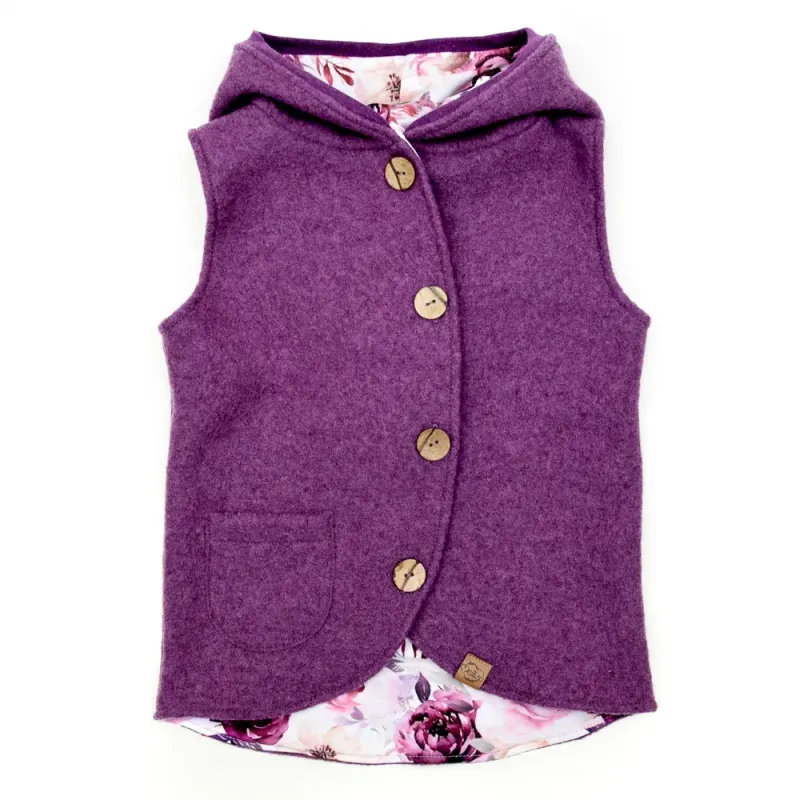 Walkweste | beere meliert