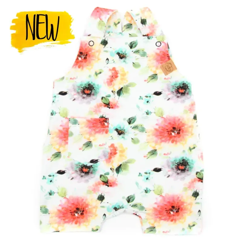 Latzshorts | Tropical Flowers