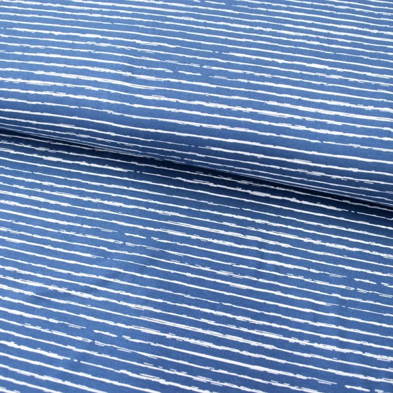Jersey | Streifen dusty blue Jersey | Streifen dusty blue