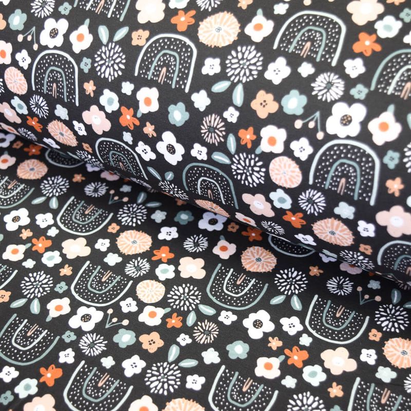 Jersey | blumiger Regenbogen