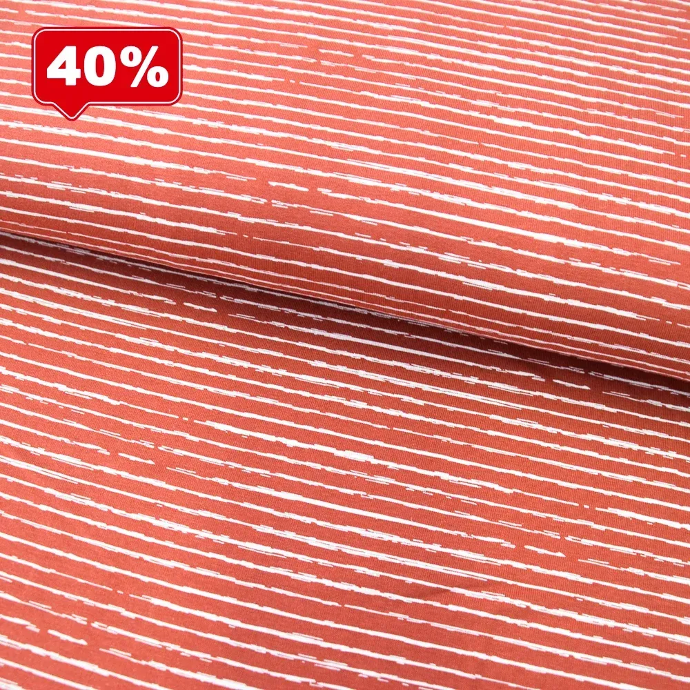 Jersey | Streifen rost