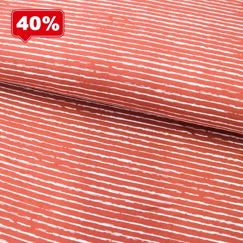 Jersey | Streifen rost