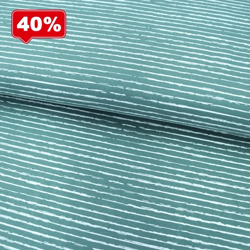 Jersey | Streifen dusty mint