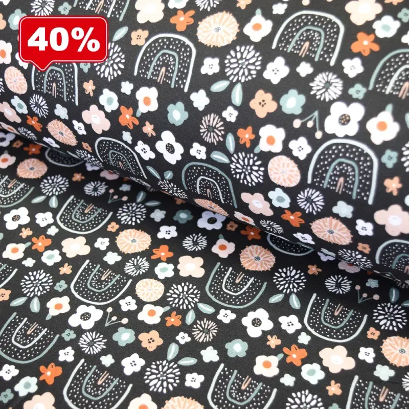 Jersey | blumiger Regenbogen