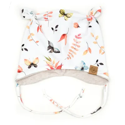 Ohrenmütze | Butterflies & Flowers