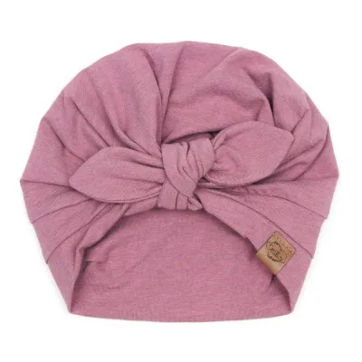 Turbanmütze | altrosa meliert
