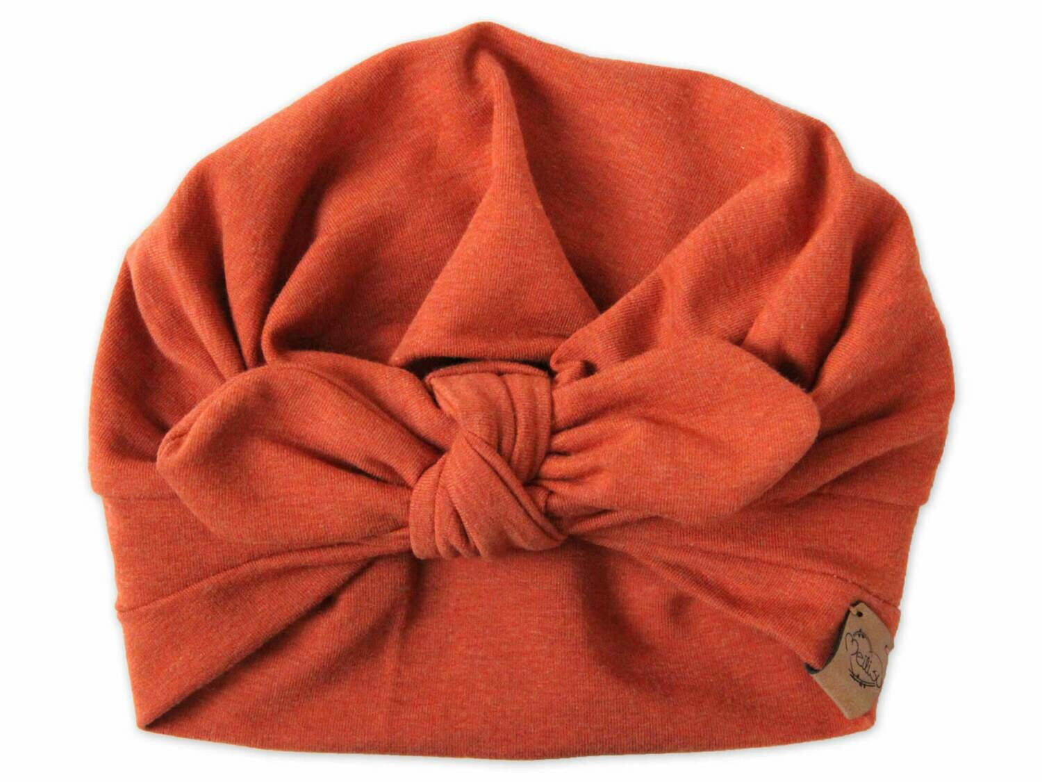 Turbanmütze | terracotta meliert