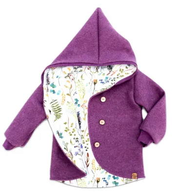 Walkjacke | beere meliert Walkjacke | beere meliert