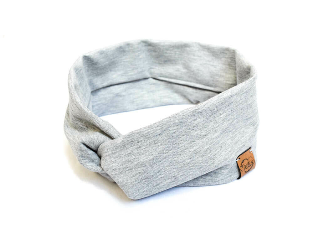 Haarband | hellgrau meliert