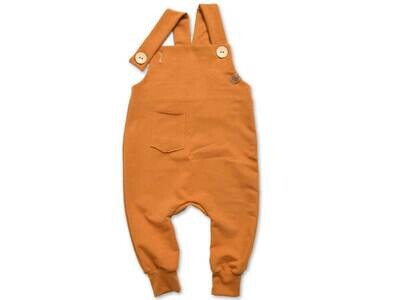 Latzhose | senfgelb meliert