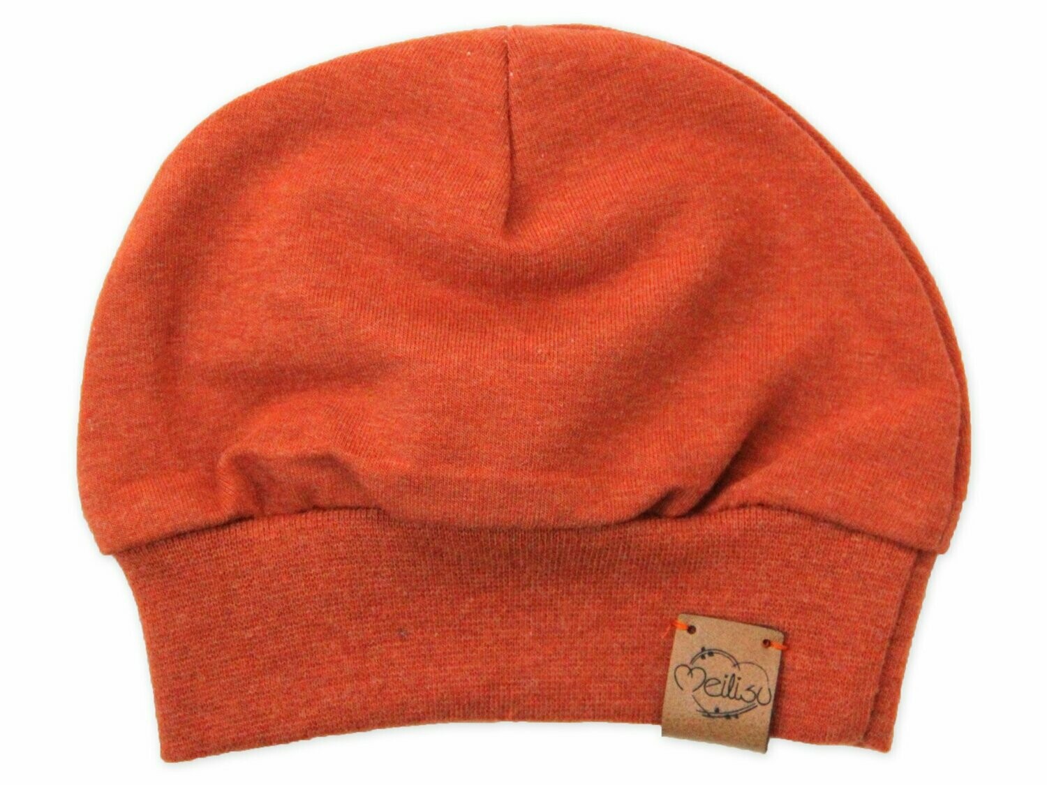 Bündchenmütze | terracotta meliert