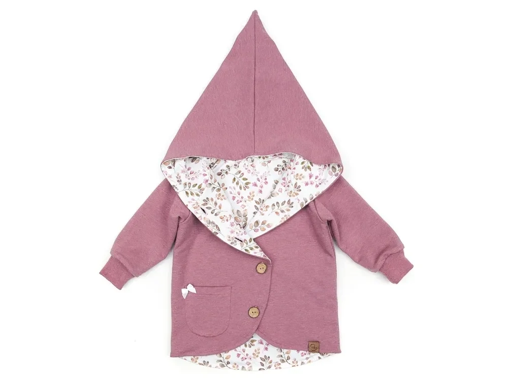 Sweatjacke | altrosa meliert