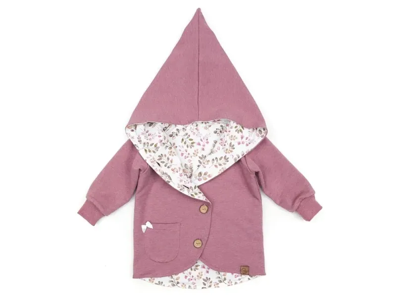 Sweatjacke | altrosa meliert