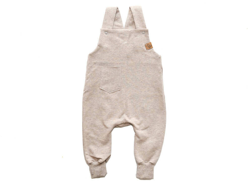 Latzhose | beige meliert