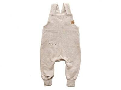 Latzhose | beige meliert
