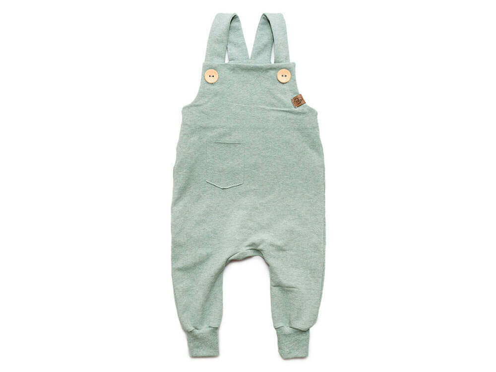 Latzhose | mint meliert