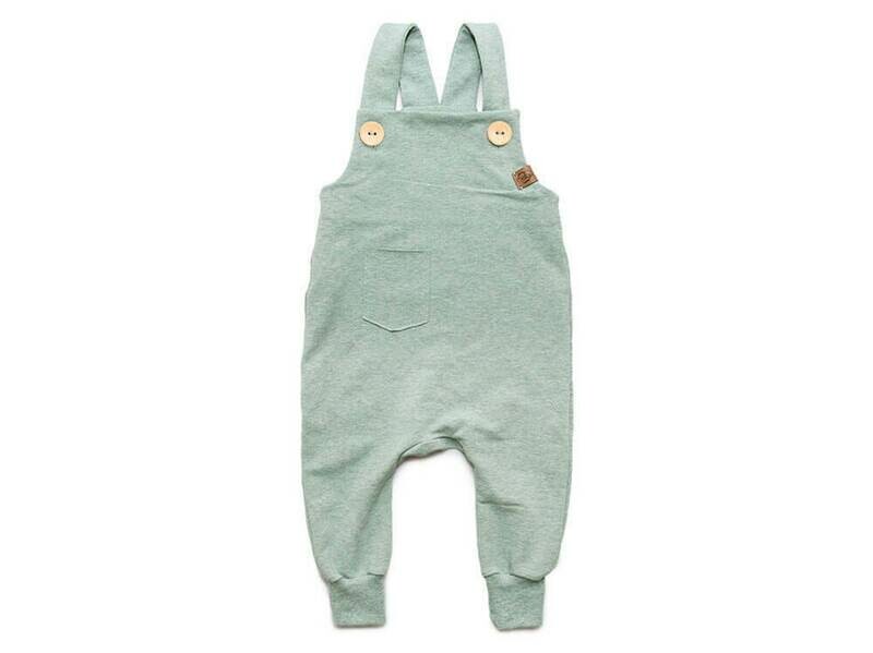 Latzhose | mint meliert
