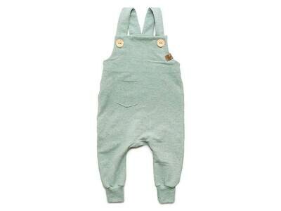 Latzhose | mint meliert